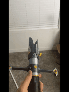 Collapsible Narsil Saber 3d model