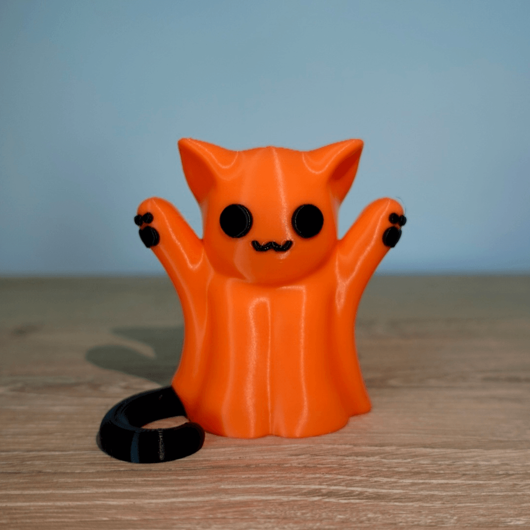 Ghost Cat Halloween Decor 3d model