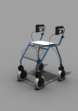 Moving walker 3d model