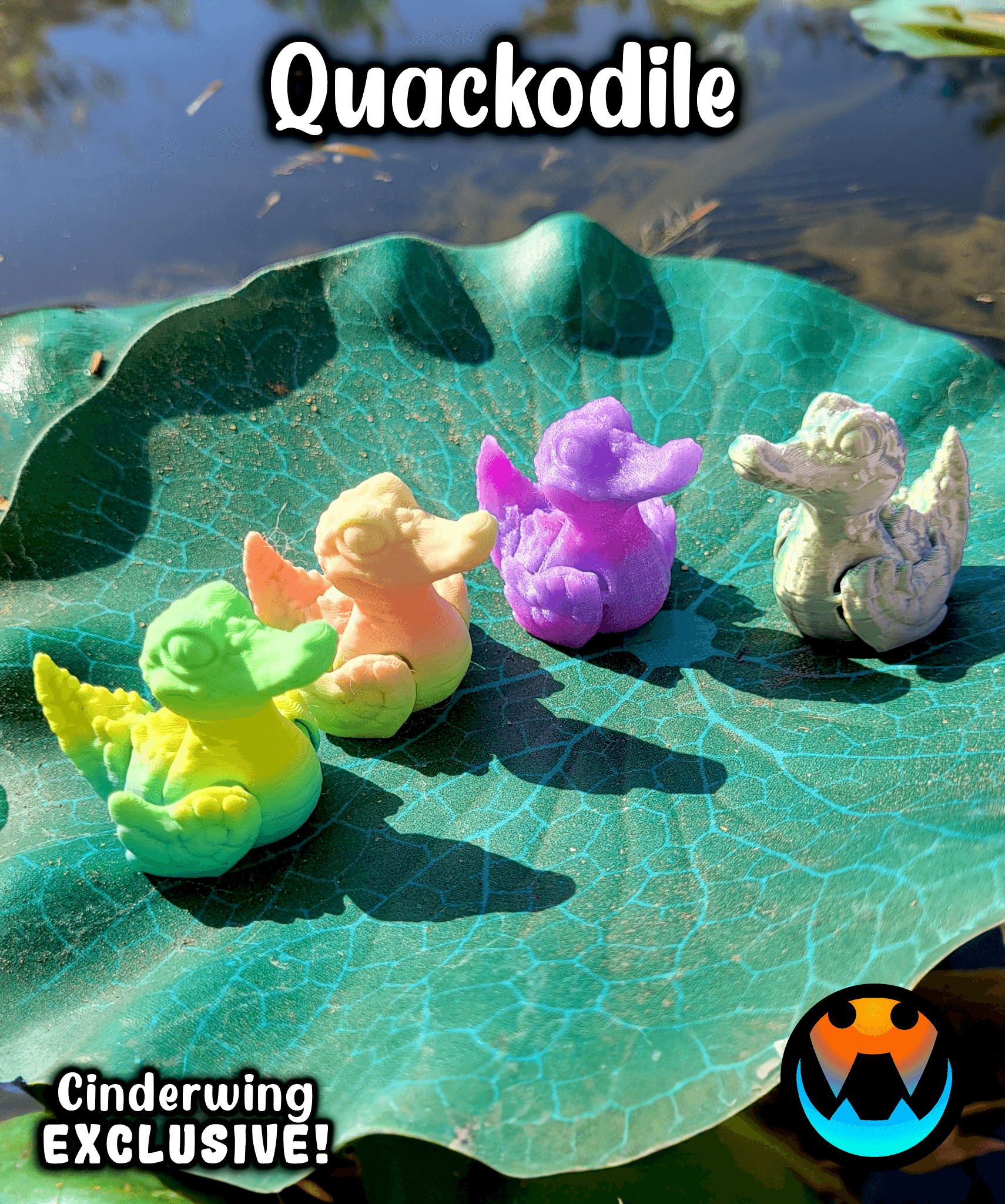 Quackodile 3d model