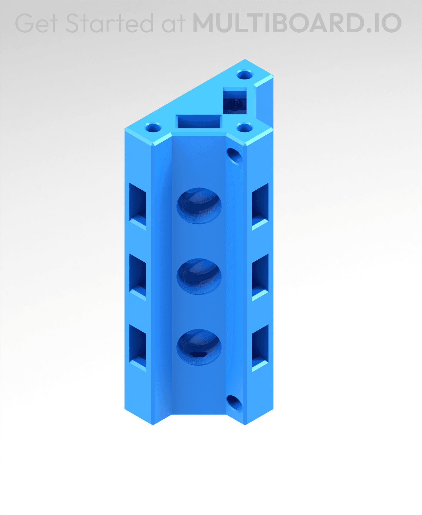 2 MU - Small Thread - T Multiboard Beam 3d model