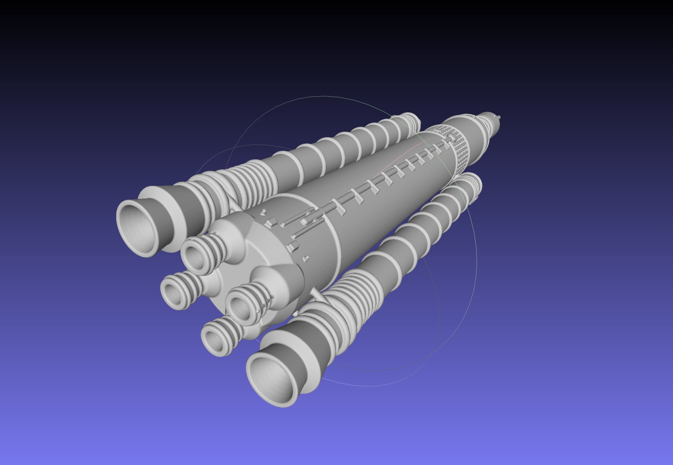 NASA SLS Block 1 Printable Rocket Model 3d model