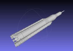 NASA SLS Block 1 Printable Rocket Model 3d model