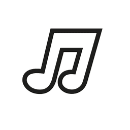 Music Notes Cookie Cutter STL File - 4 inches 3d model