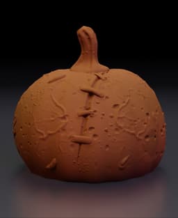 Pumpkin Beer Bottle Cap 3d model