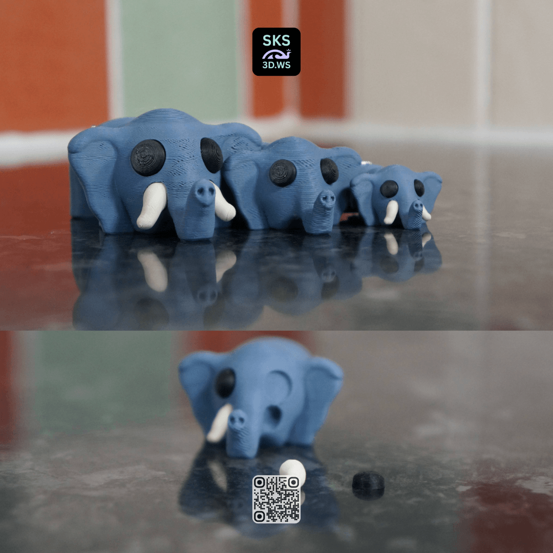 The Complete Elephant Fidget Pack 3d model