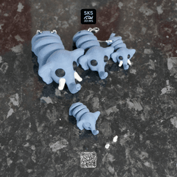 The Complete Elephant Fidget Pack 3d model
