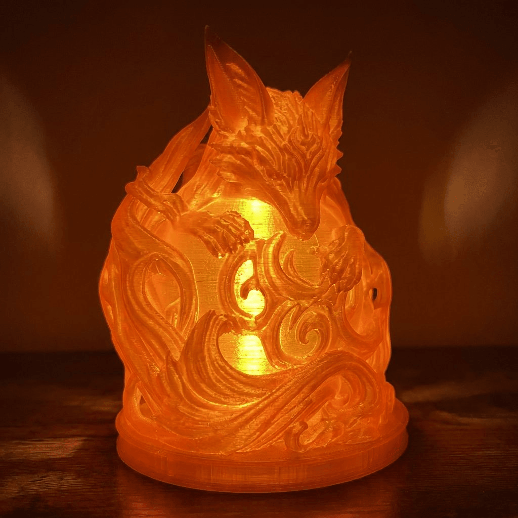 Fox Spirit Orb Lamp 3d model
