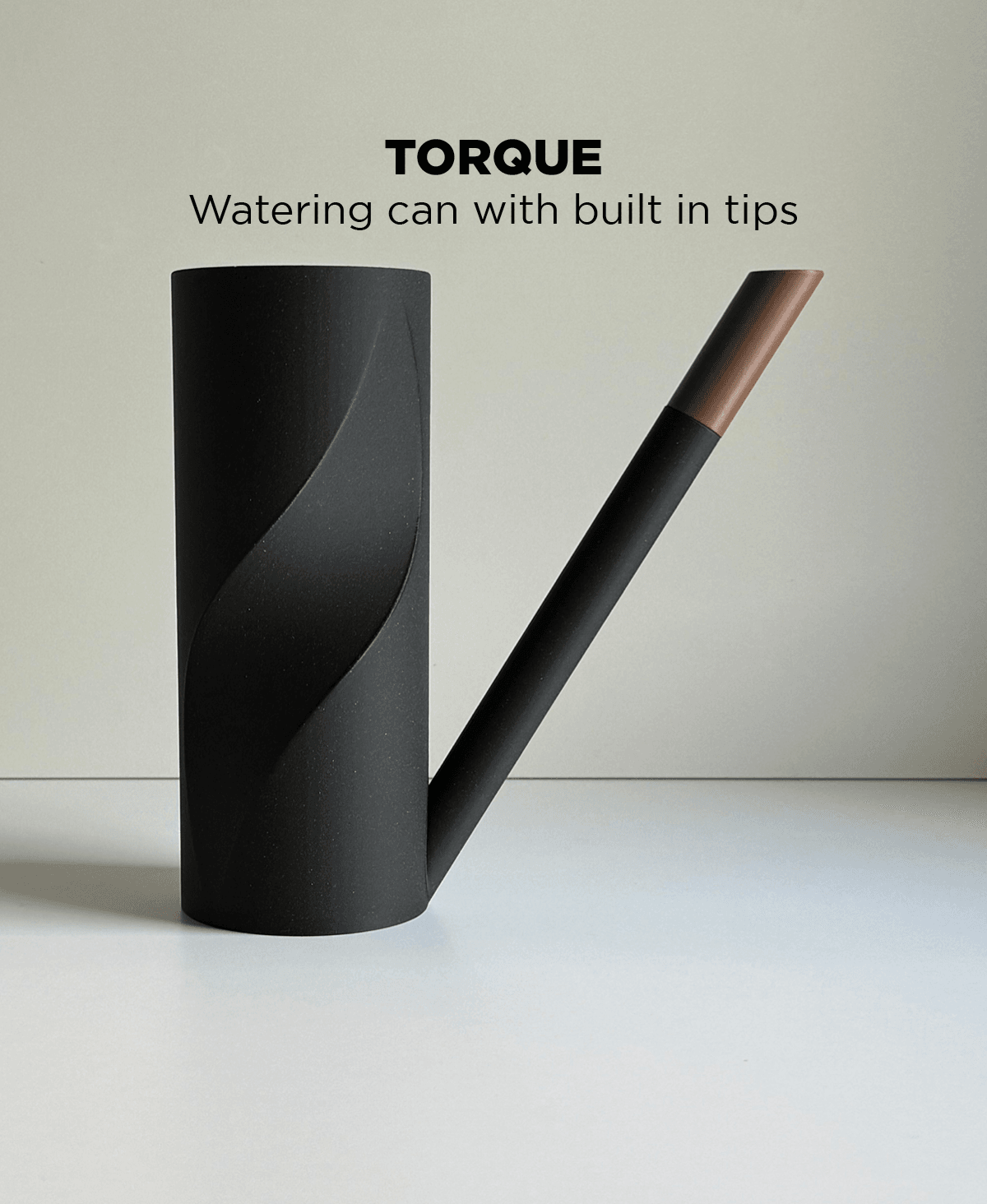 Torque, watering can with interchangeable tips. 3d model