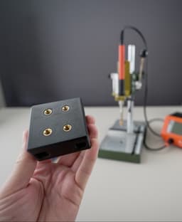 Audio / Video Filming Cart - Side Mount Extension for 1/4 Threaded Inserts 3d model