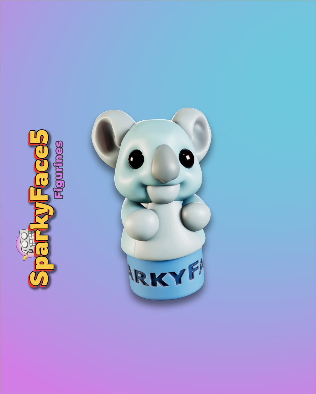 Koala Trouble 3d model