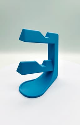 Dual Glasses Stand — Holds Two Pairs 3d model