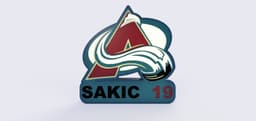 Colorado Avalanche Sign – LED Strip Compatible 3d model