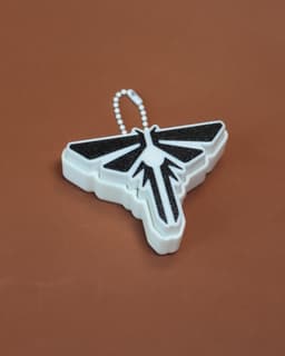 Logo Fireflies Fidget Clicker Keychain 3d model