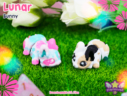 Mini Bunny Flexi + Lunar Dice Tower 3d model