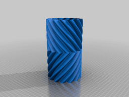 Helical Gear Vase 3d model