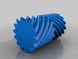 Helical Gear Vase 3d model