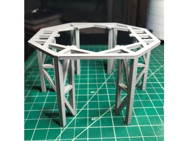 Starship SN stand 3d model