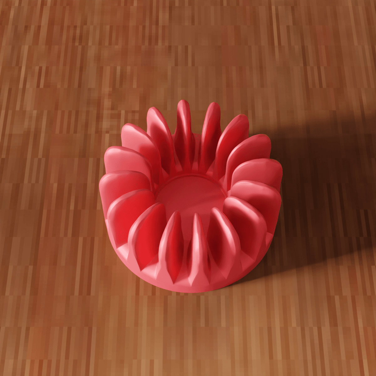 Radial Candle Holder 3d model