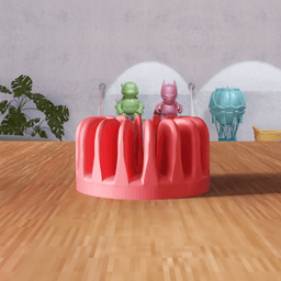 Radial Candle Holder 3d model