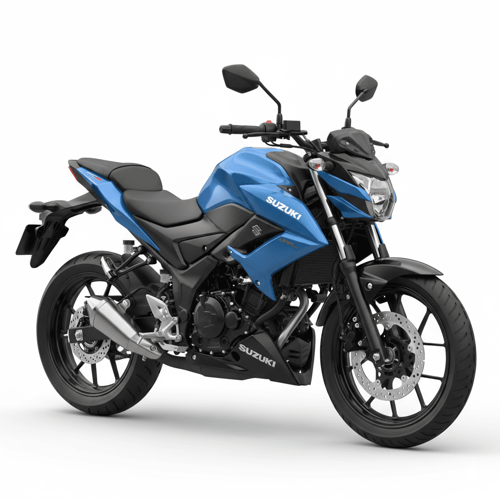 Motorcycle : Suzuki GSXS125 Naked Street Motorcycle 3d model
