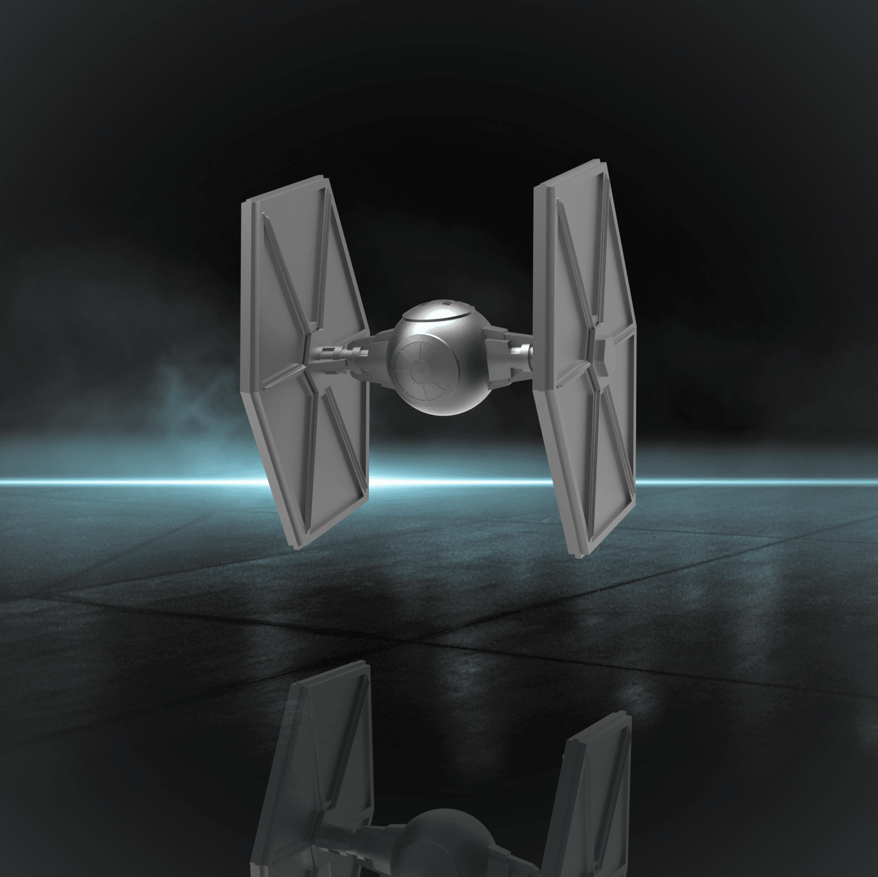 TIE Fighter -Star Wars Fanart 3d model