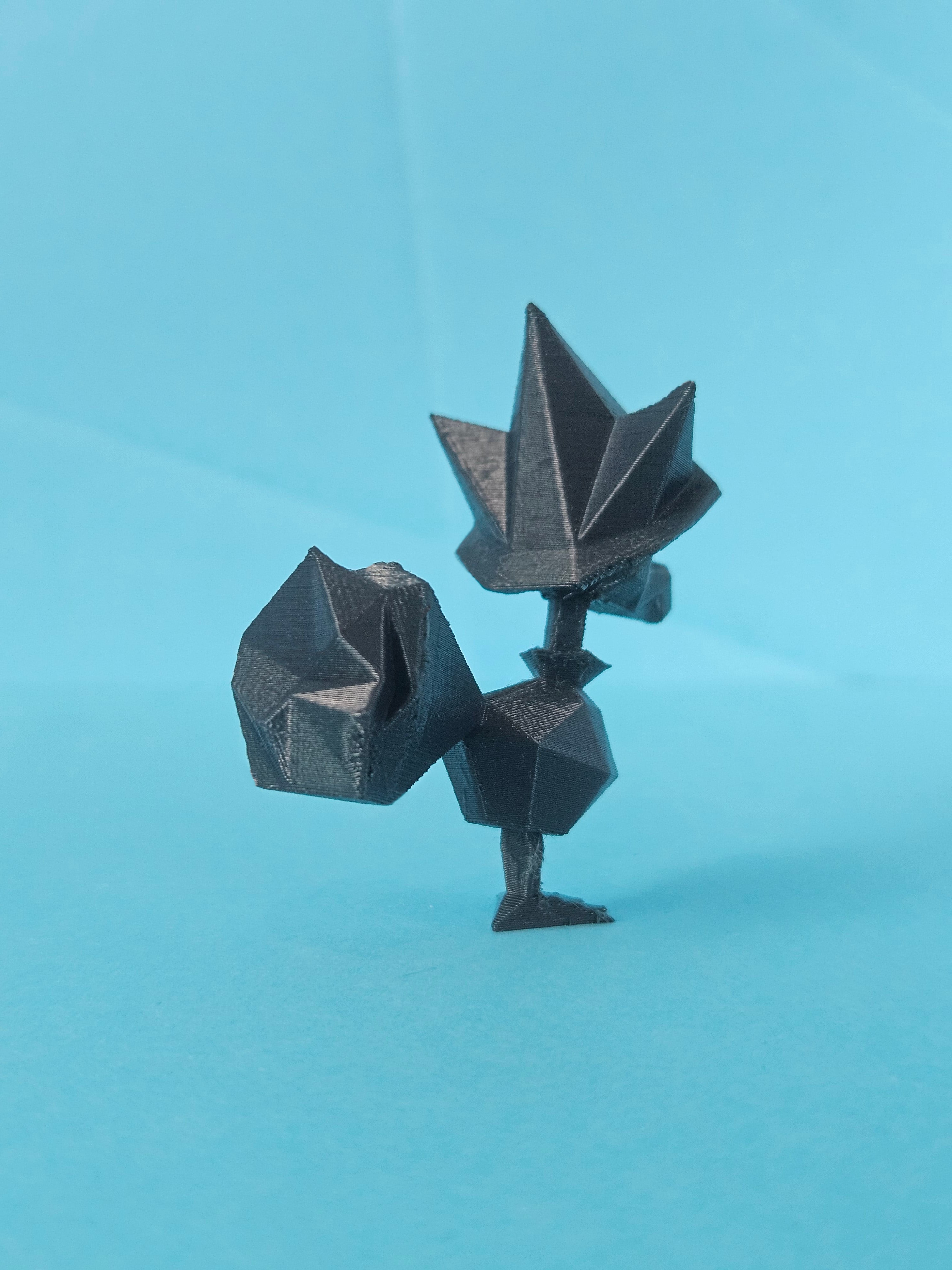 Murkrow Low Poly Pokemon 3d model