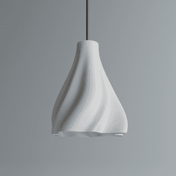 Silken Flow Pendant Lamp 3d model