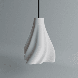 Silken Flow Pendant Lamp 3d model