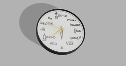 Clock face Retro 3d model