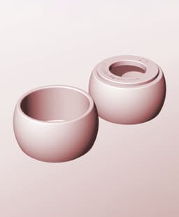 CR68-45-P Stacking pierced module bin for modern home decor 3d model