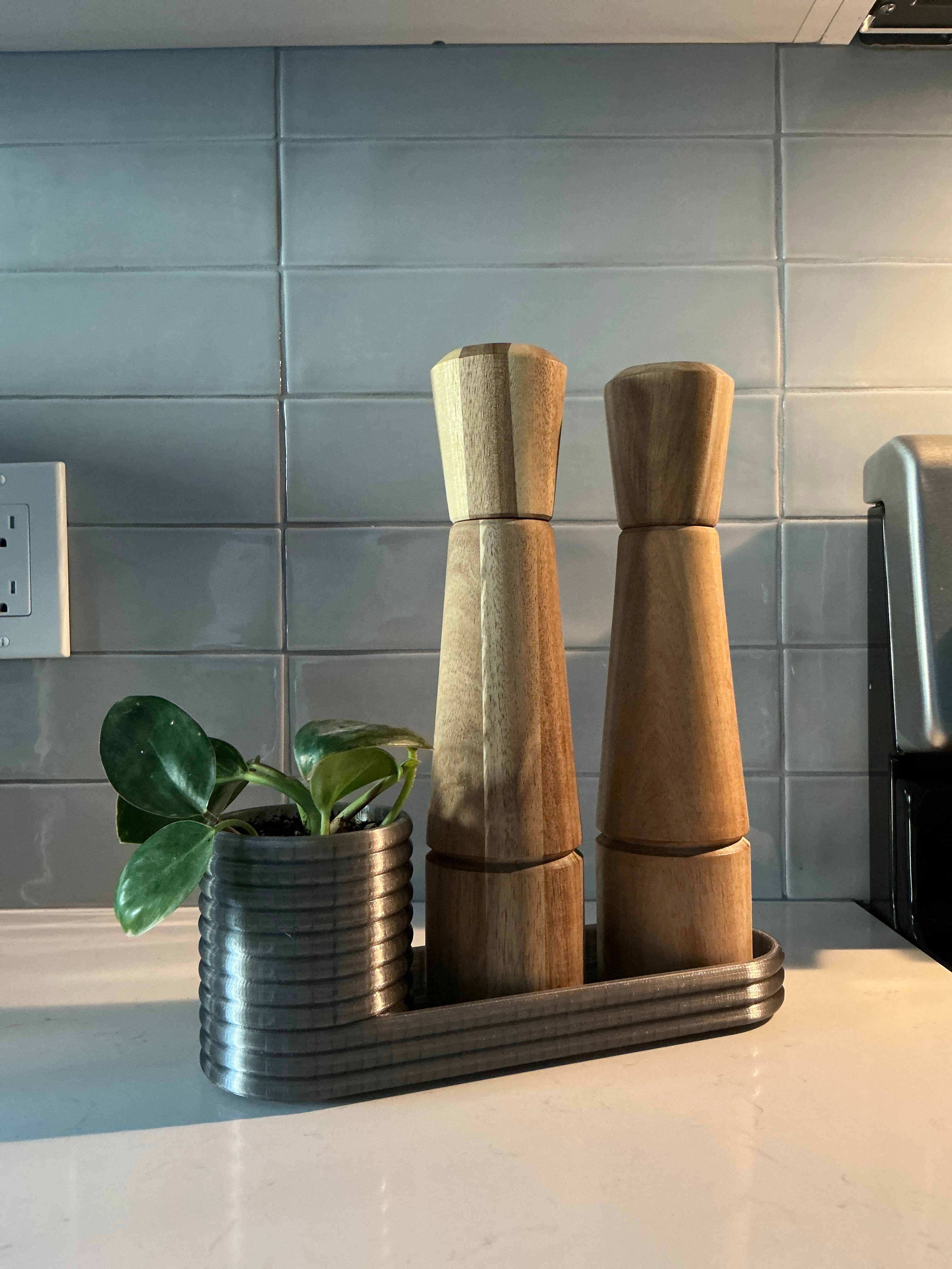 Perfect as a pepper mill stand as well!! Great fun! Thanks for the design