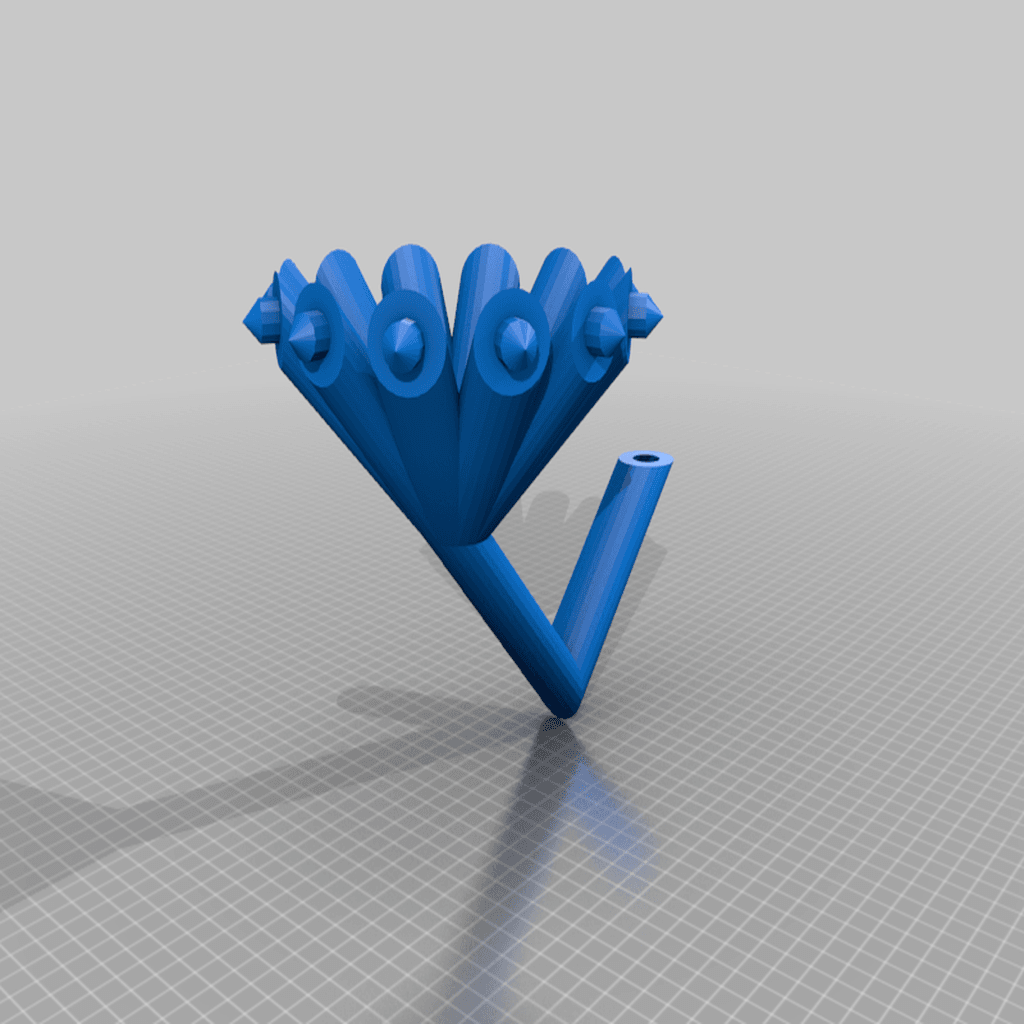Multiple angle joint 30 degree steps circular 3d model