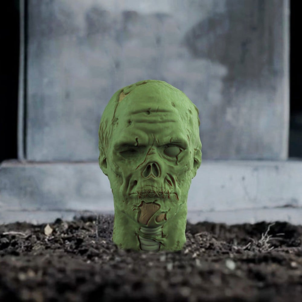 Zombie Head (Pre-Supported) 3d model