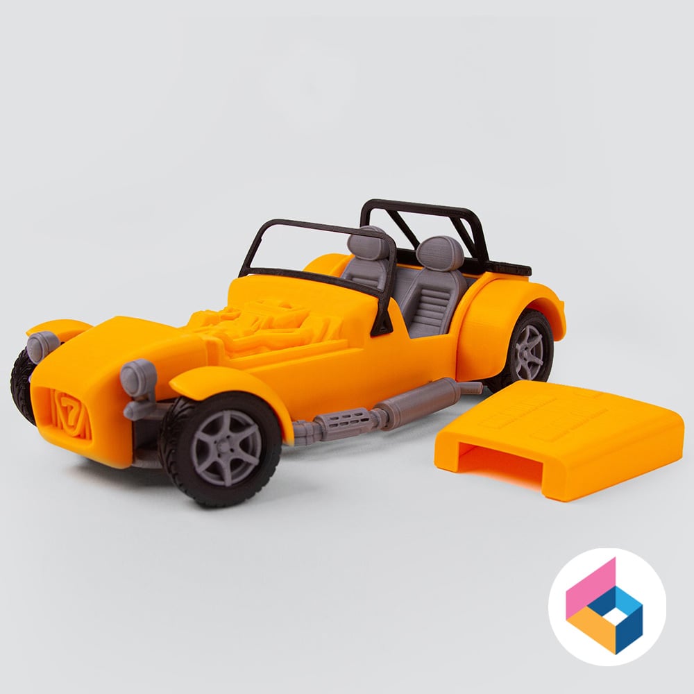 Foldable Caterham Super 7 3d model