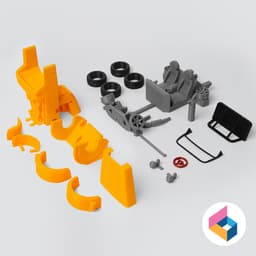 Foldable Caterham Super 7 3d model