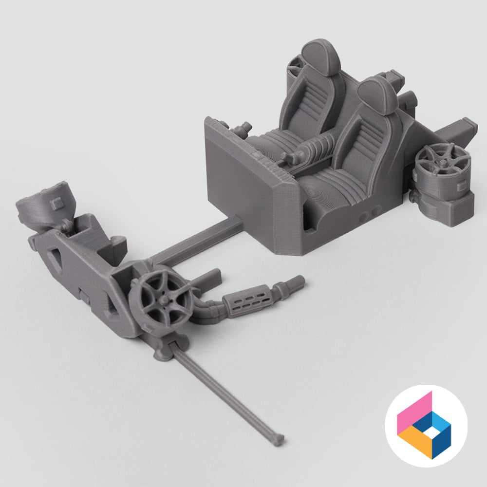 Foldable Caterham Super 7 3d model