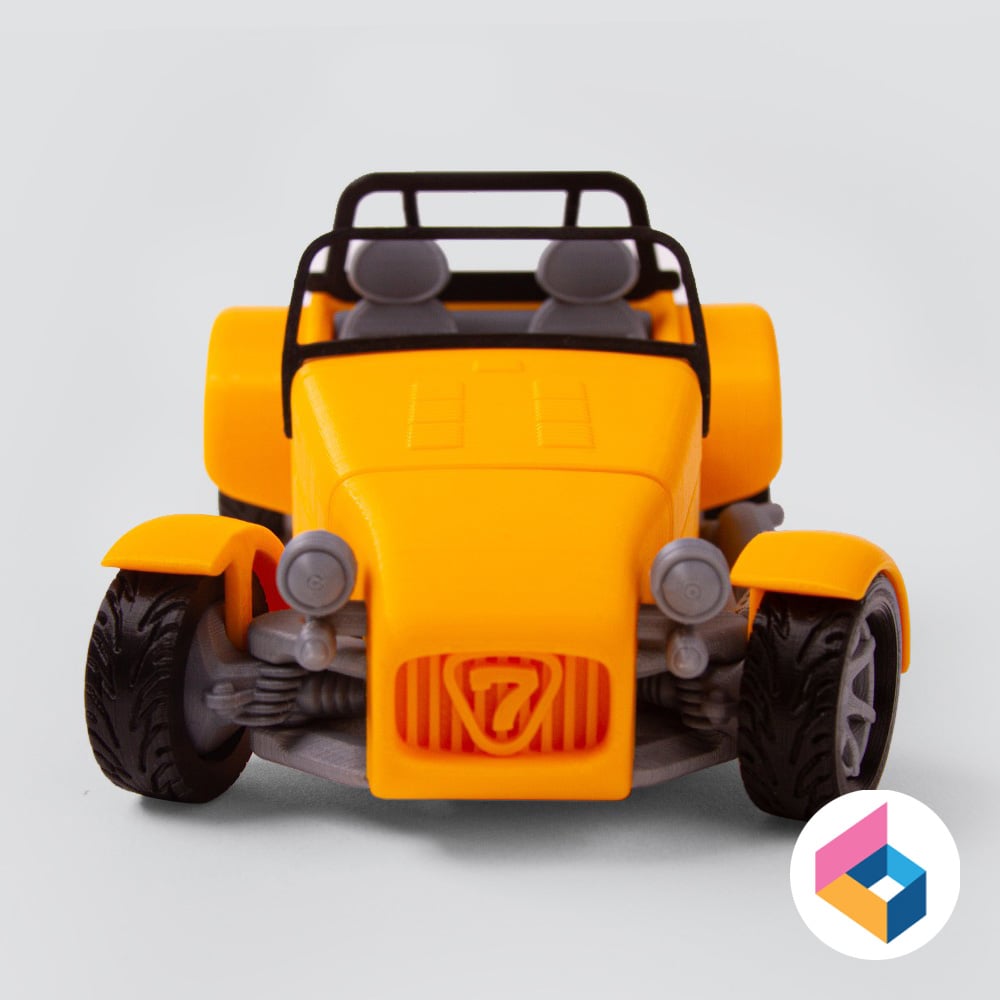 Foldable Caterham Super 7 3d model