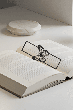 Butterfly Bookmark, Creativity Bookmark, Gift Idea 3d model