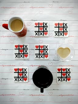 Tic-Tac-Toe Coaster 3d model