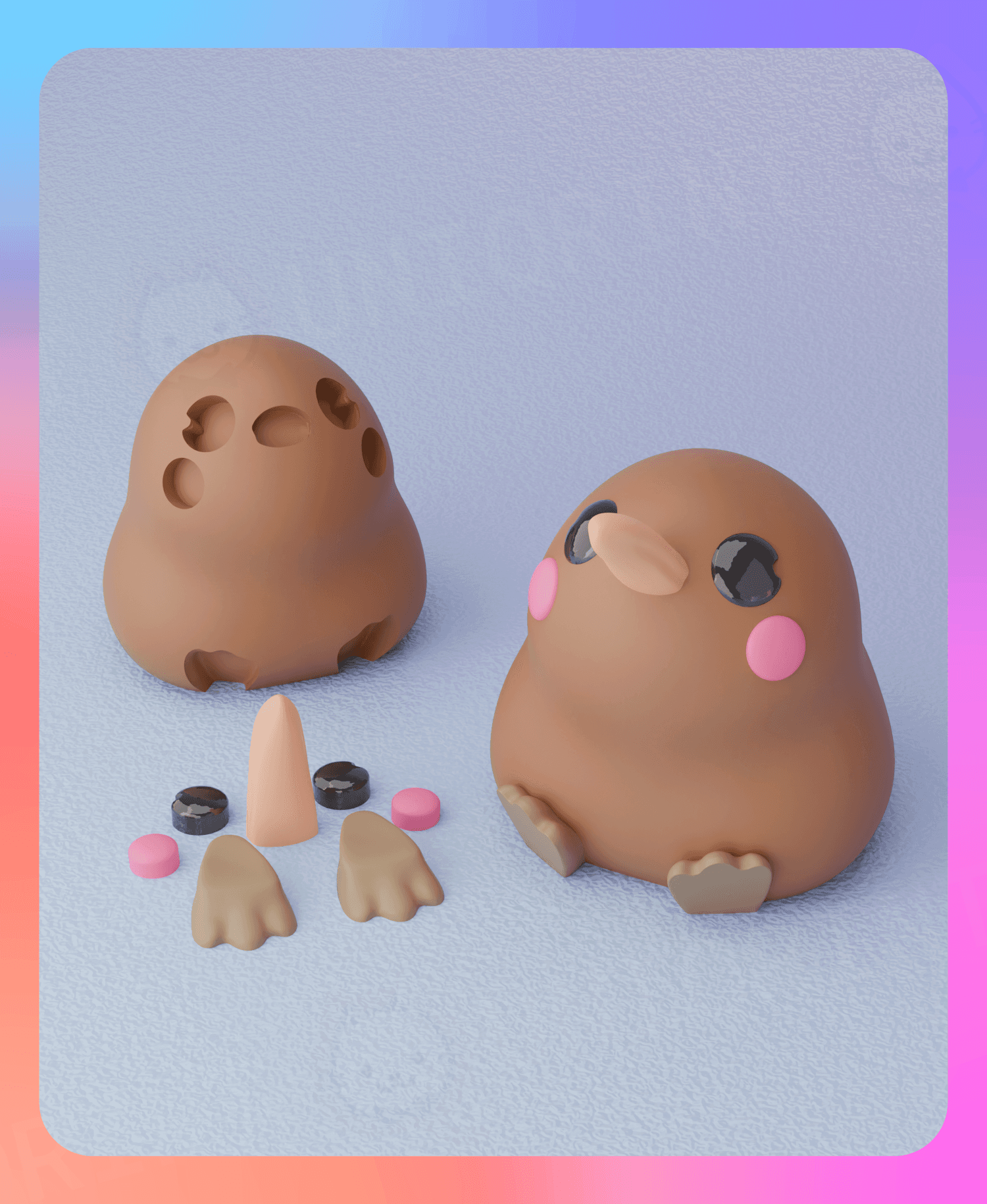 Cute Figure 3d model