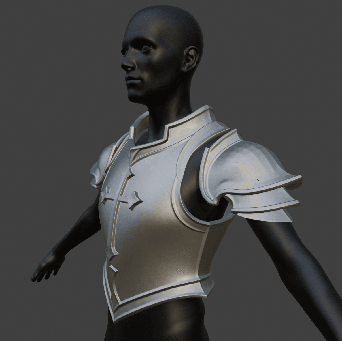 Templar Armor & Pauldrons 3d model