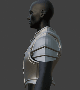 Templar Armor & Pauldrons 3d model