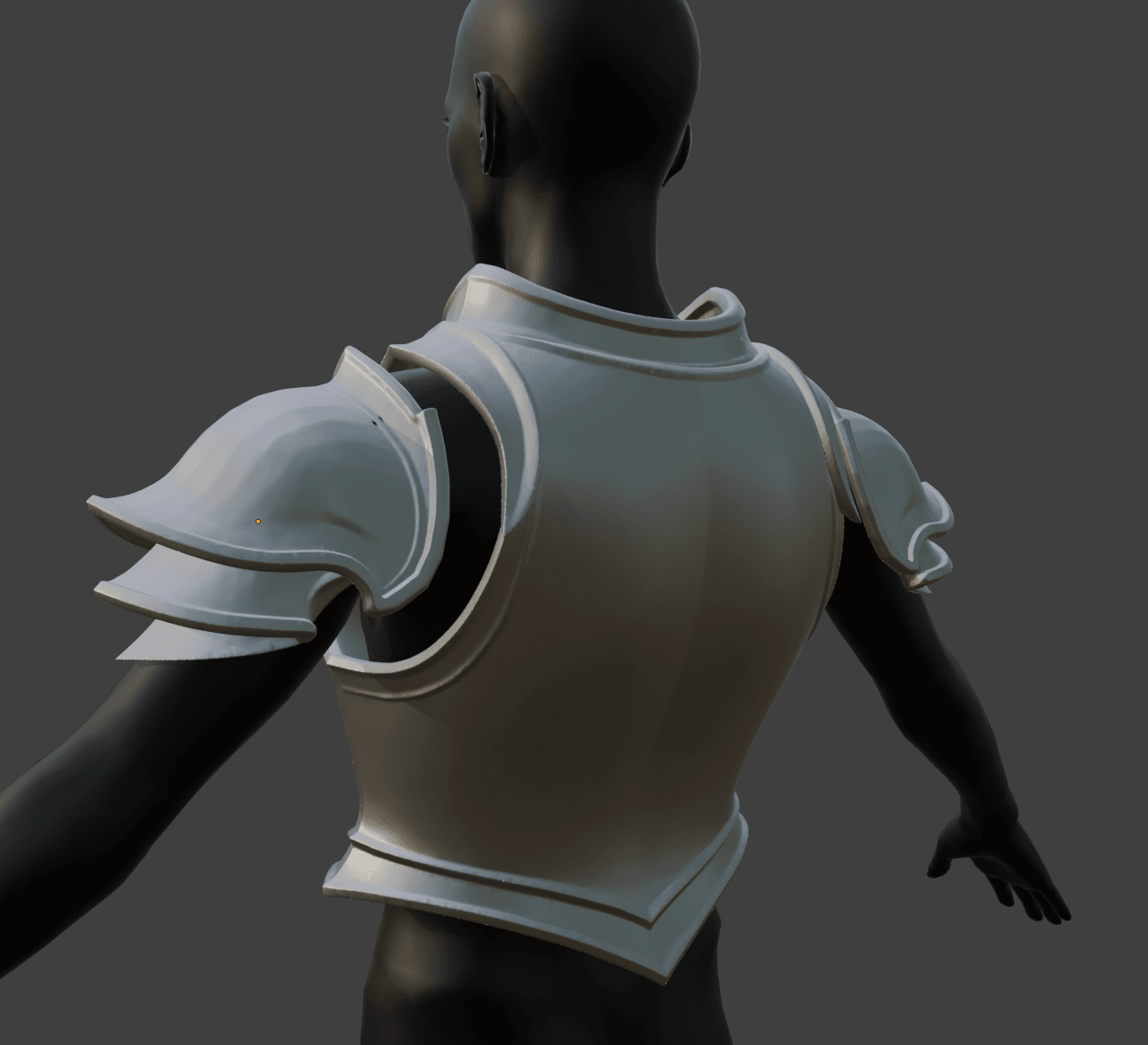 Templar Armor & Pauldrons 3d model
