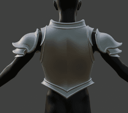 Templar Armor & Pauldrons 3d model