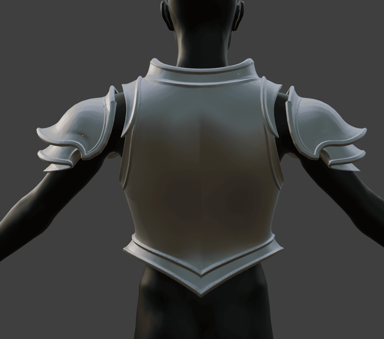 Templar Armor & Pauldrons 3d model