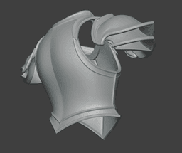 Templar Armor & Pauldrons 3d model