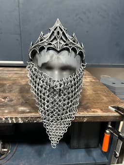 Chainmail Veil Crown 3d model