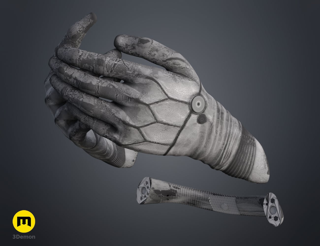 Death Stranding 2 Fragile Gloves Mask 3d model