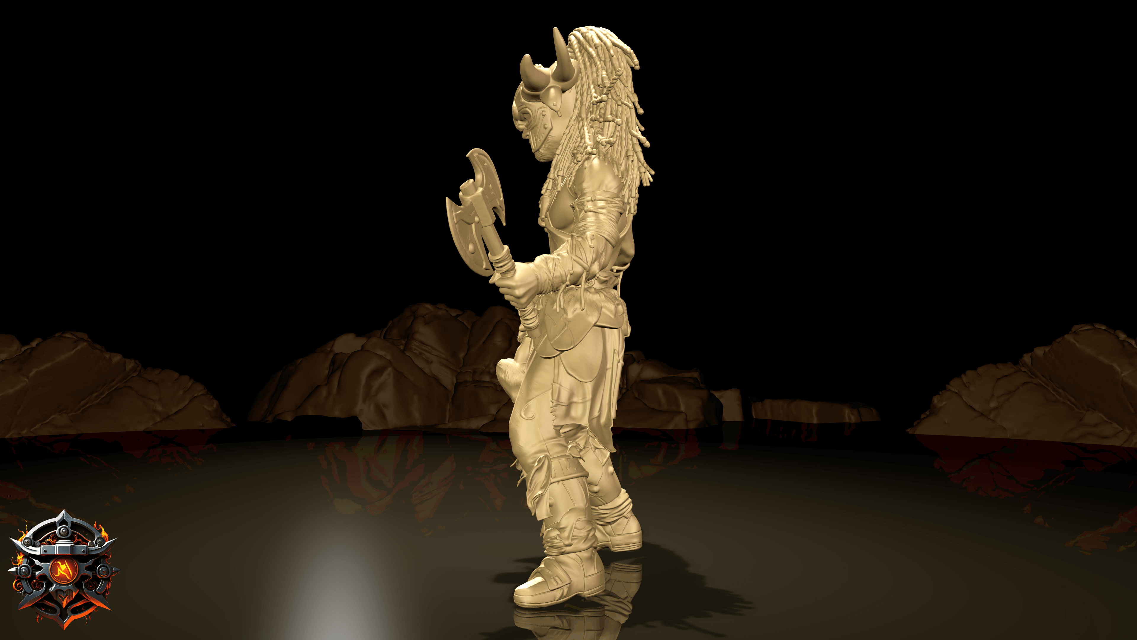 Brogar Ironhide of The Iron Howl 3d model